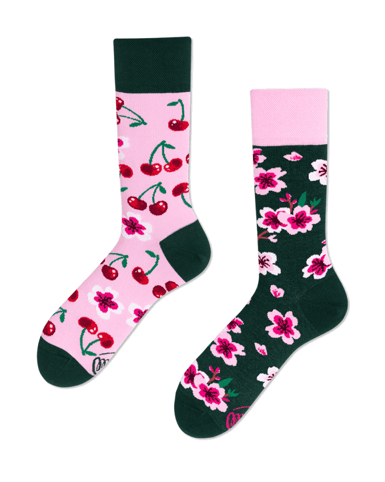 Ponožky s višňami