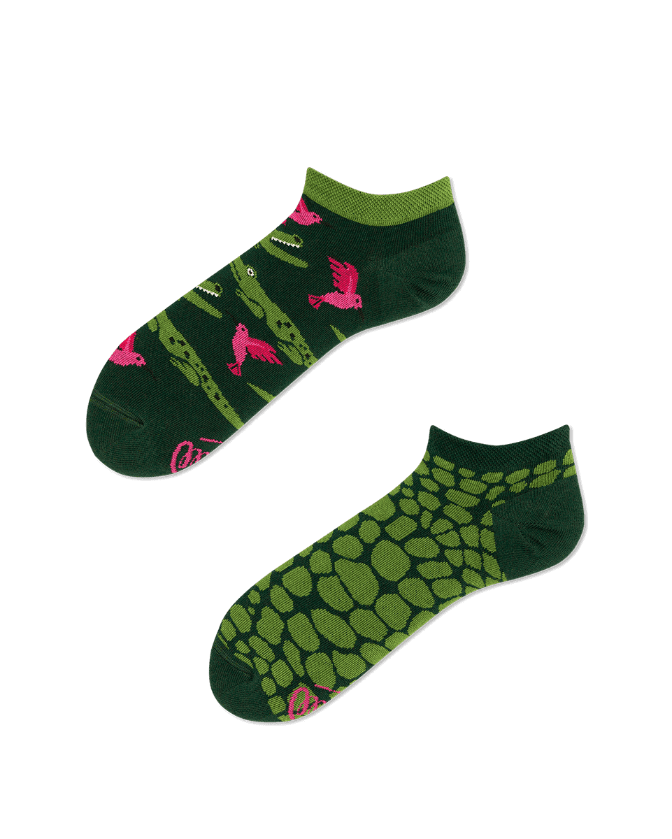Krokodílie ponožky nízke