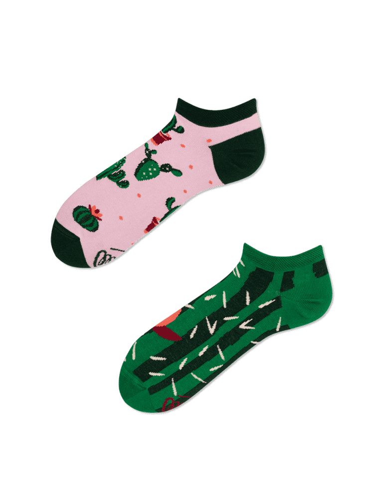 SUMMER CACTUS LOW - Kaktus Sneakersocken