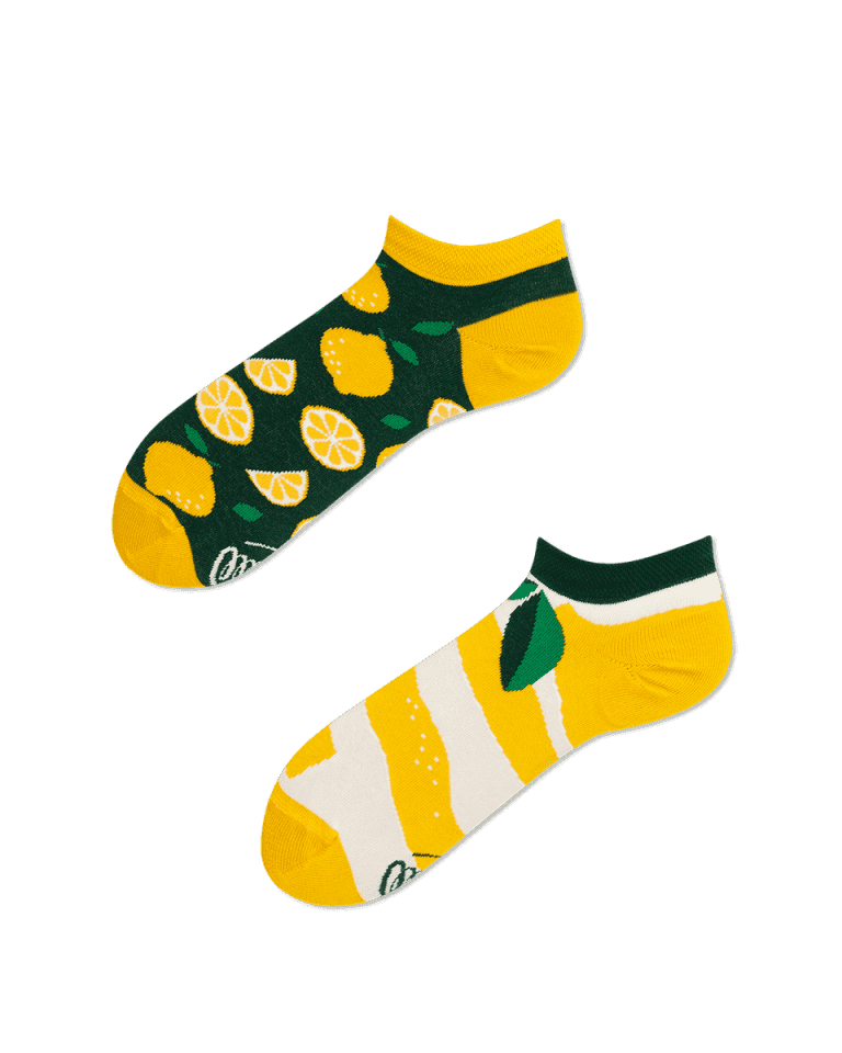 THE LEMONS LOW - Zitronen Sneakersocken