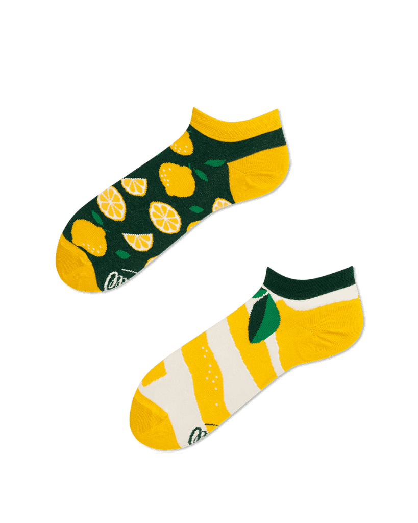 Citronové nízké ponožky