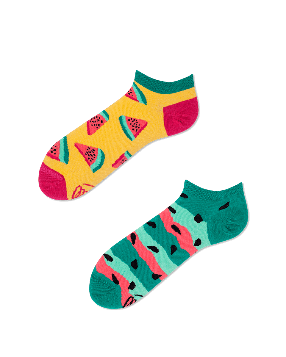 Melounové nízké ponožky