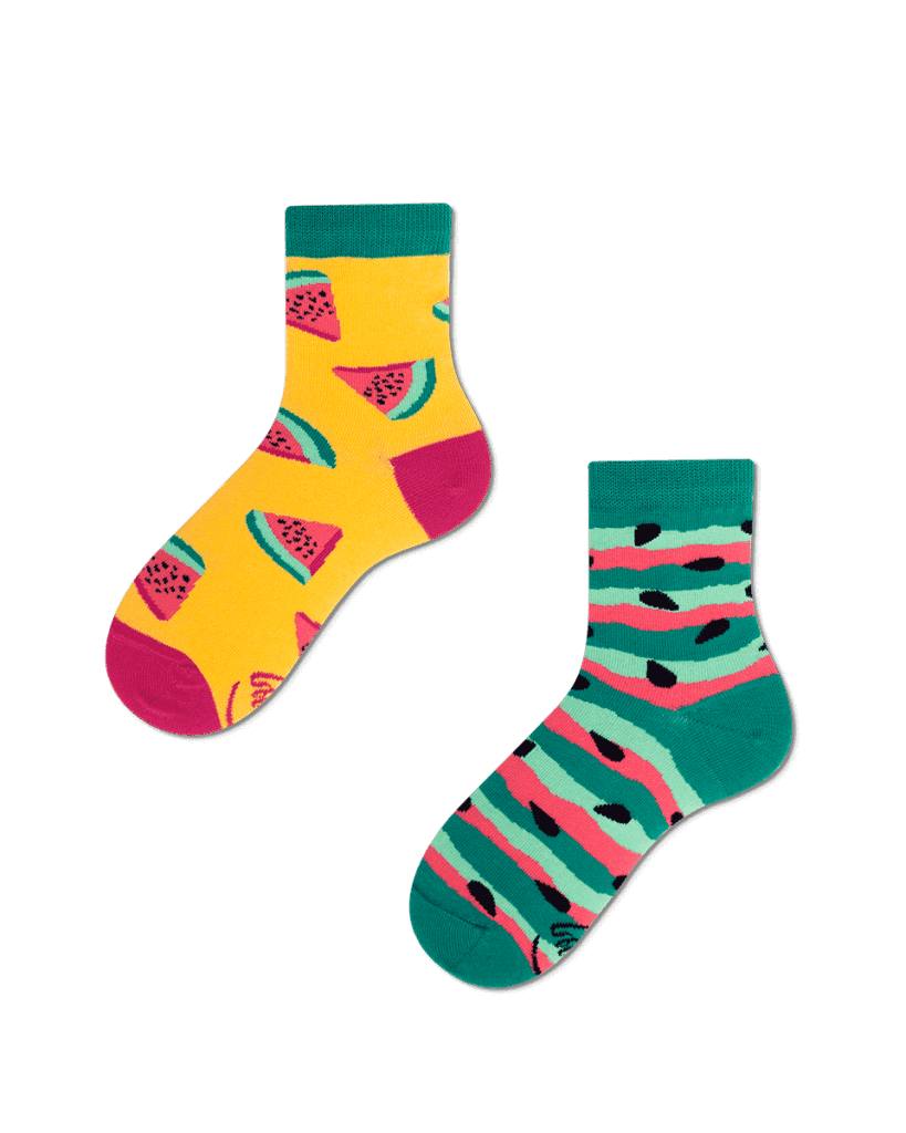 Melounové dětské ponožky
