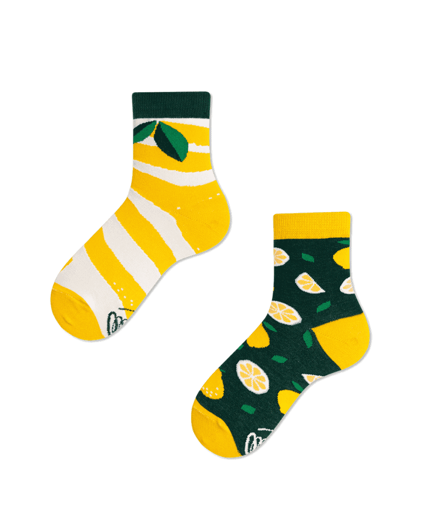 Citronové dětské ponožky