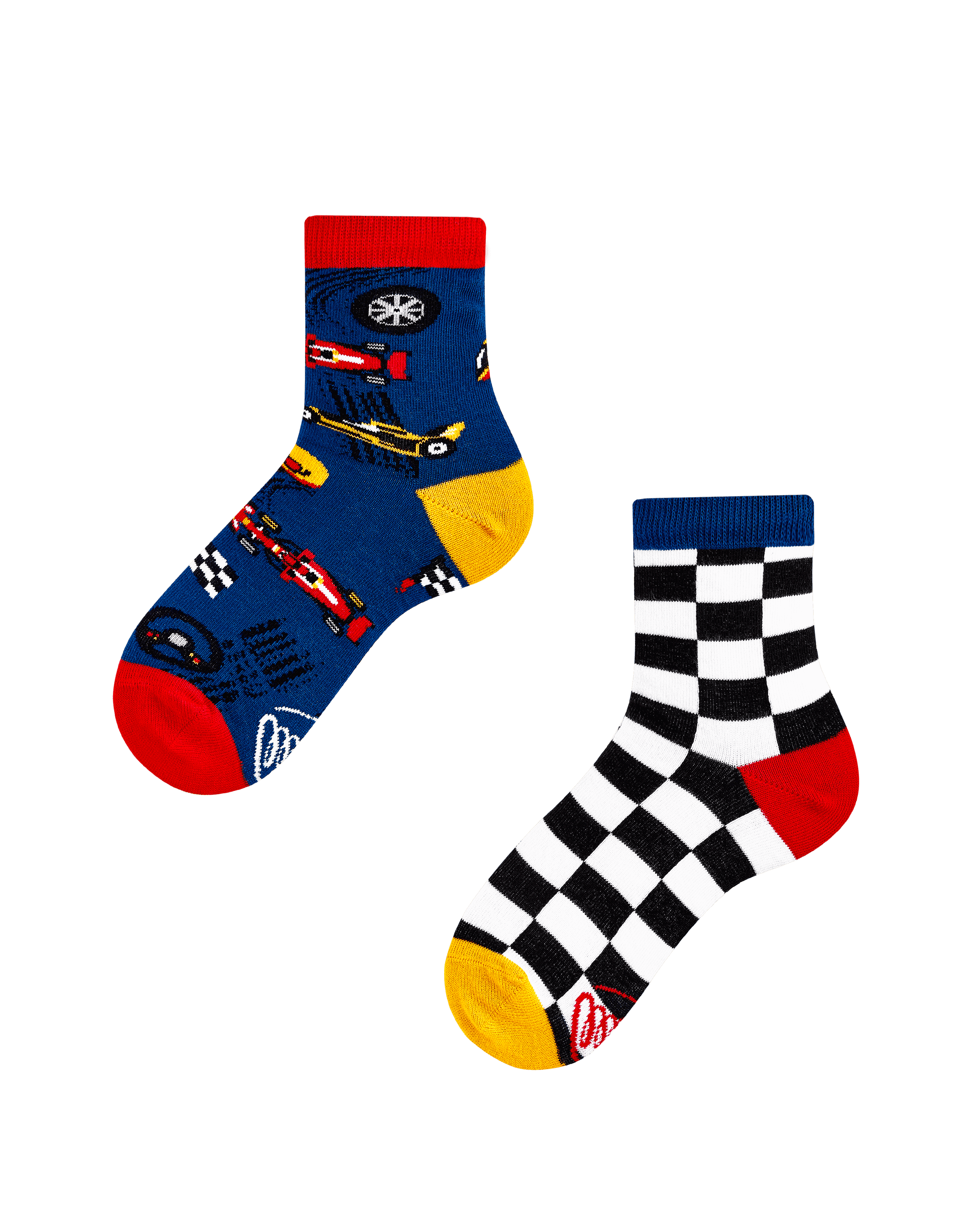 Dětské ponožky se závodními auty