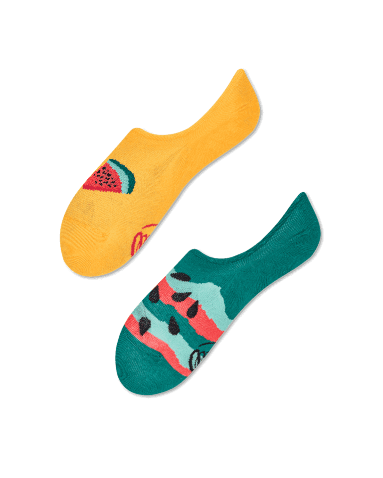 Melónové ponožky neviditeľné