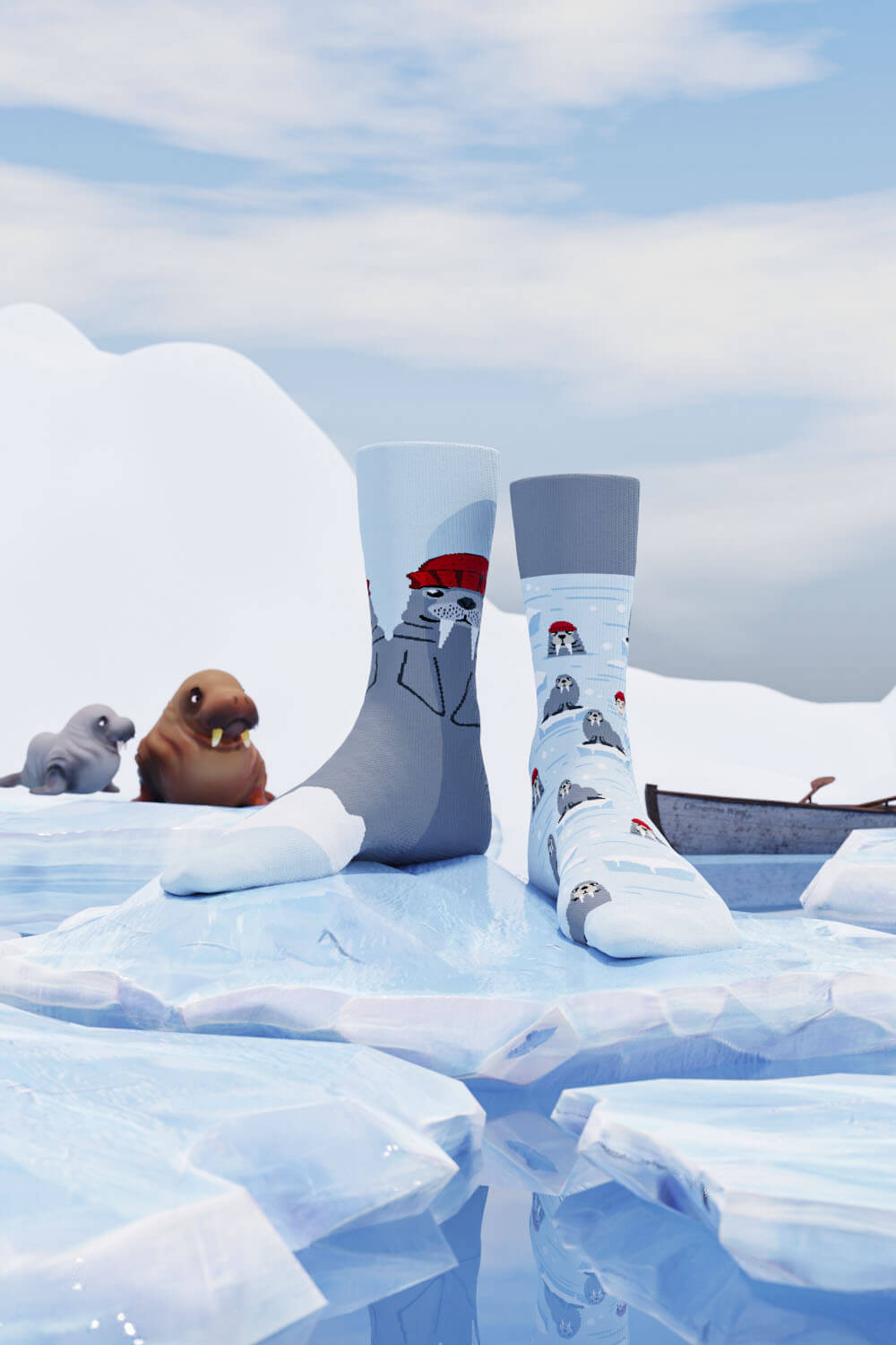 THE WALRUS - Sokken met walrussen