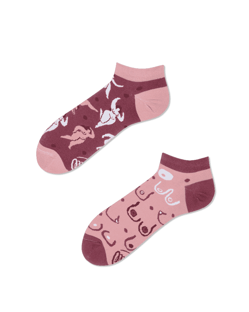 SIMPLY THE BREAST LOW - Body positivity low socks
