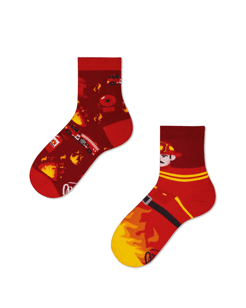 Požiarnické ponožky detské