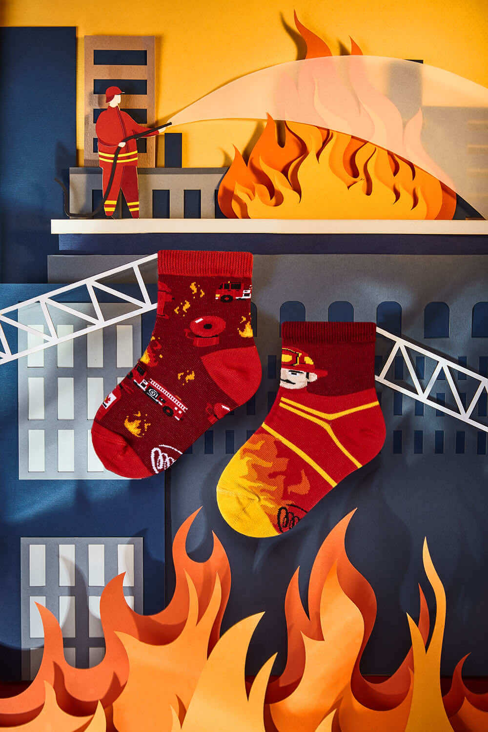 THE FIREMAN KIDS - Firefighter kids socks