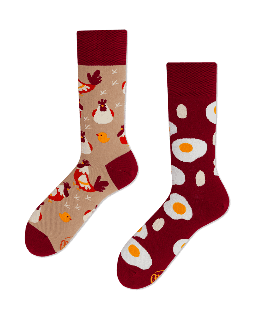 EGG AND CHICKEN - Calcetines con huevos y gallinas