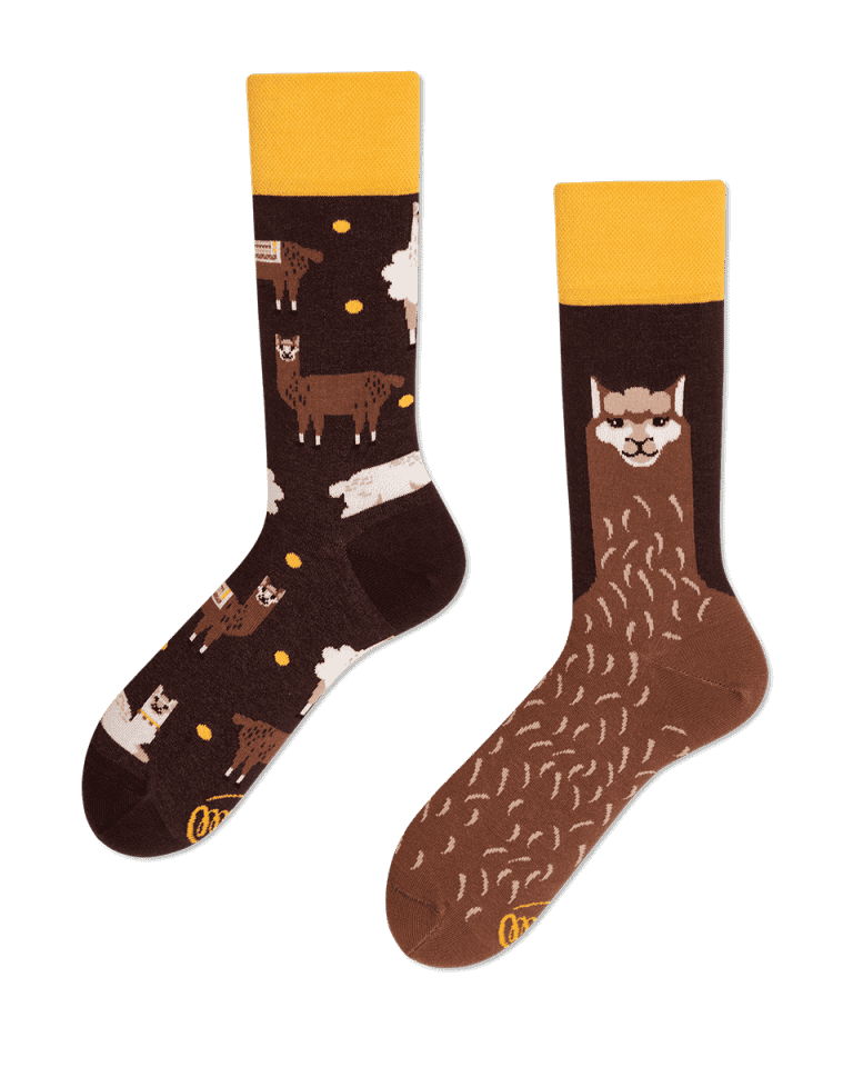 FLUFFY ALPACA - Sokken met een alpaca