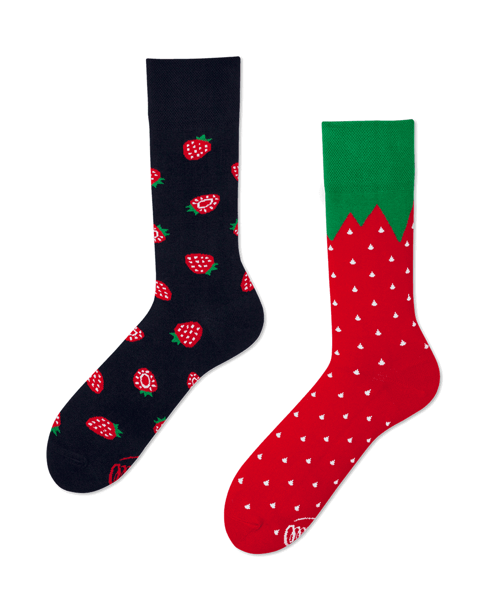 STRAWBERRIES - Sokken met aardbeien
