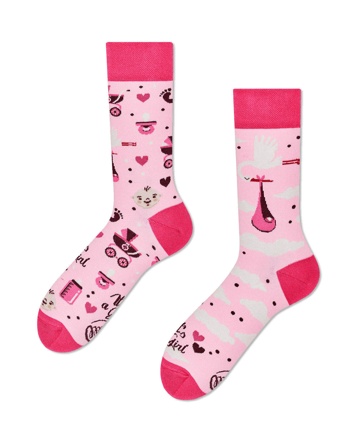 IT'S A GIRL - Chaussettes pour Gender Reveal
