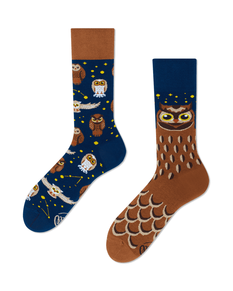 OWLY MOLY - Sokken met uilen