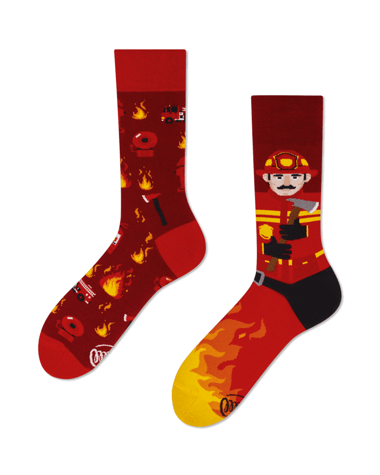 THE FIREMAN - Calcetines con un bombero