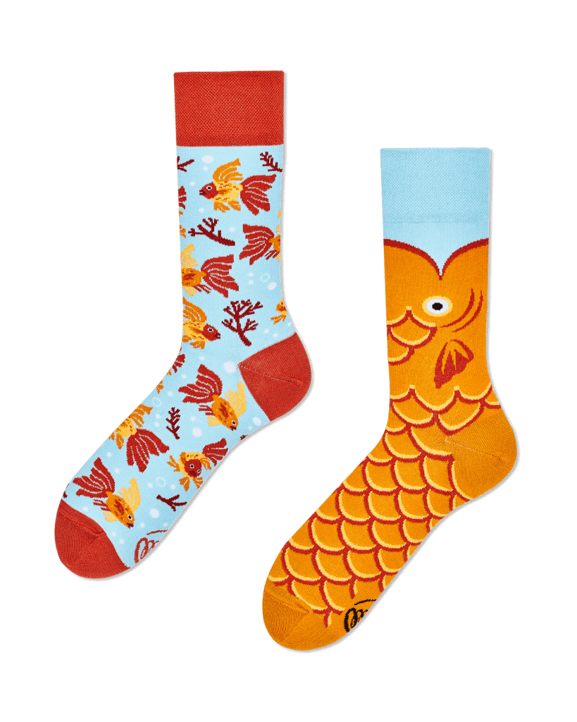 THE WISH FISH - Calcetines con peces dorados