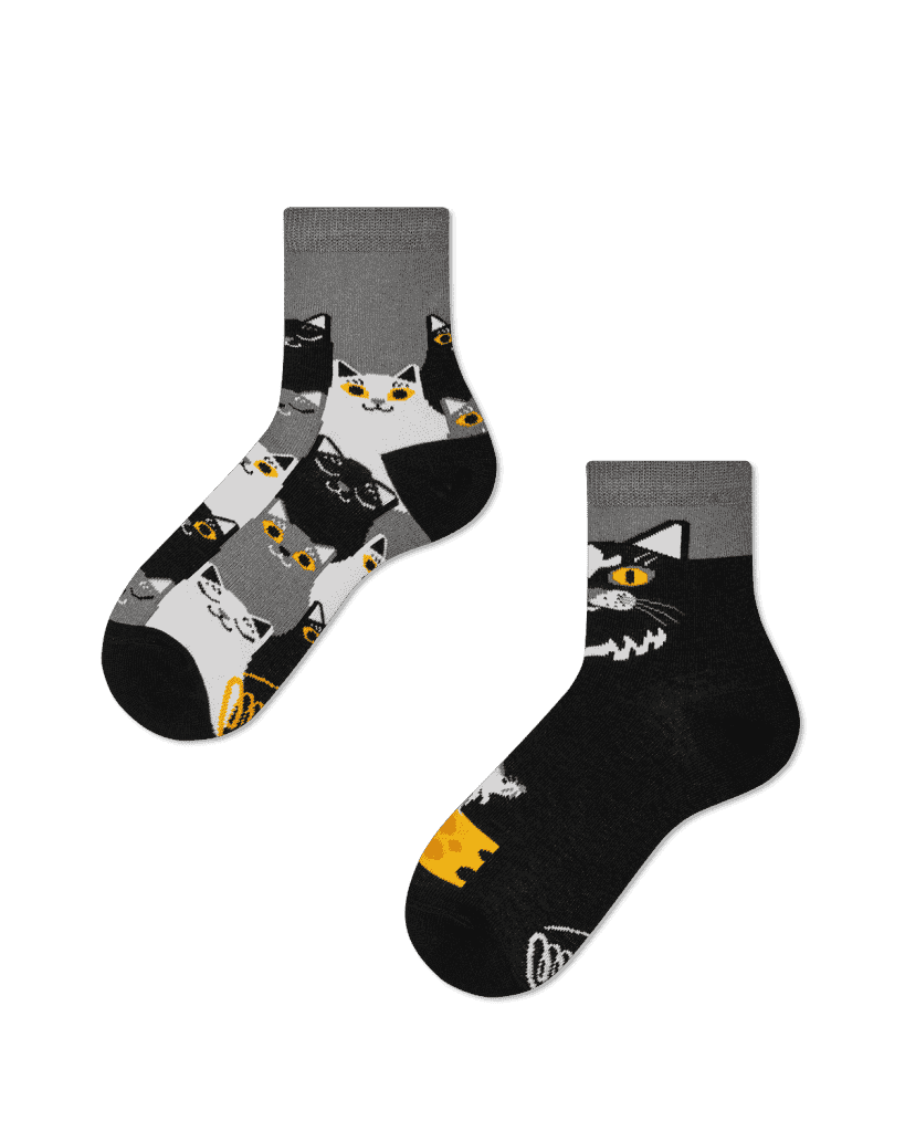 Mačiatkové ponožky detské