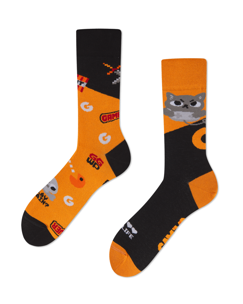 Many Mornings Calzini Mismatched Tigre | Feet Of The Tiger, 80% Cotone - 3