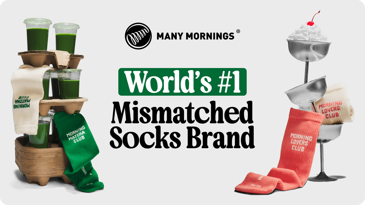 Many Mornings Calzini Ocean Life Mismatched - Un Paio, Due Design A Tema Mare - Uomo E Donna - 2
