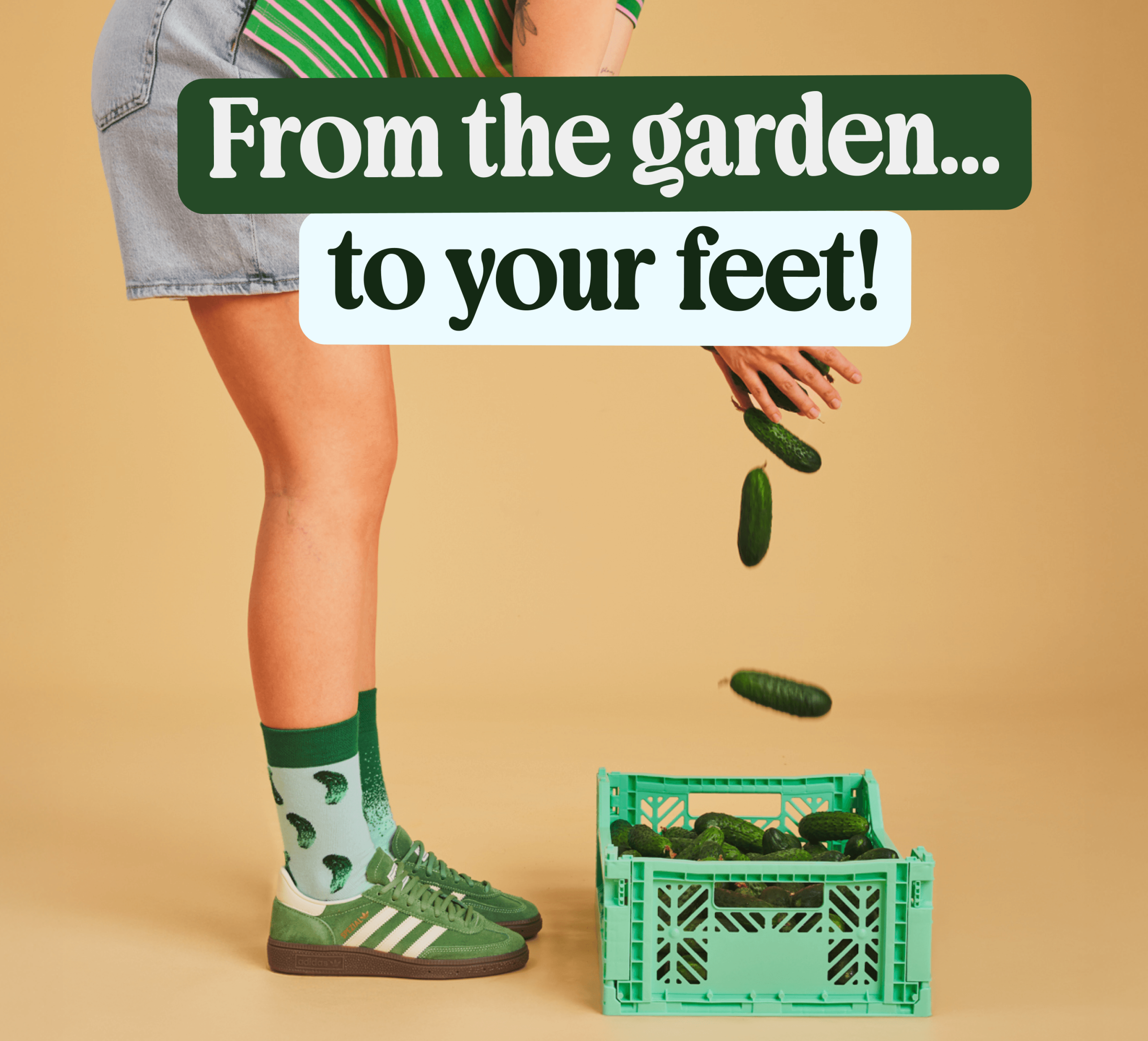 From garden...to your feet!