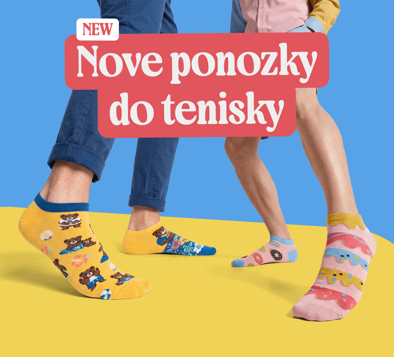 Nove ponozky do tenisky